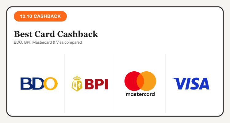 10.10 Sale best card cashback: BDO, BPI, Mastercard, Visa