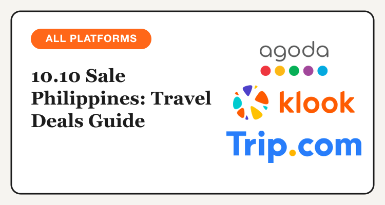 10.10 Sale Philippines travel deals across all platforms