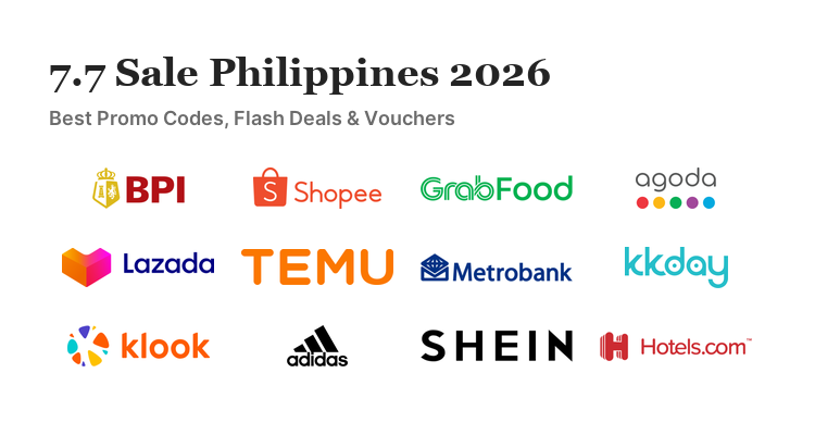 7.7 Sale Philippines promo codes and deals