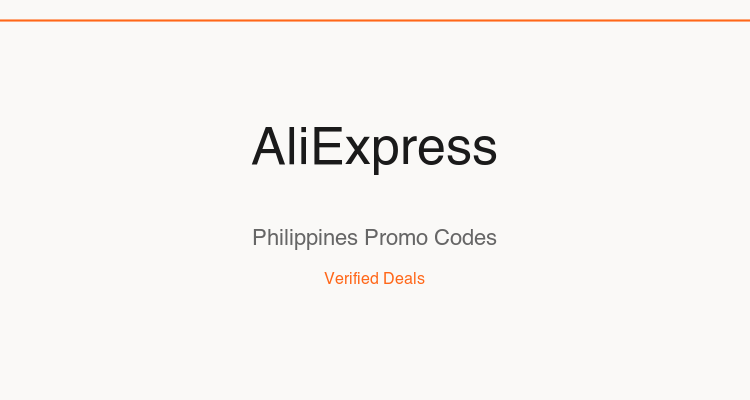 AliExpress Philippines promo codes and verified discount vouchers: August 2026 deals updated weekly by TipidNation