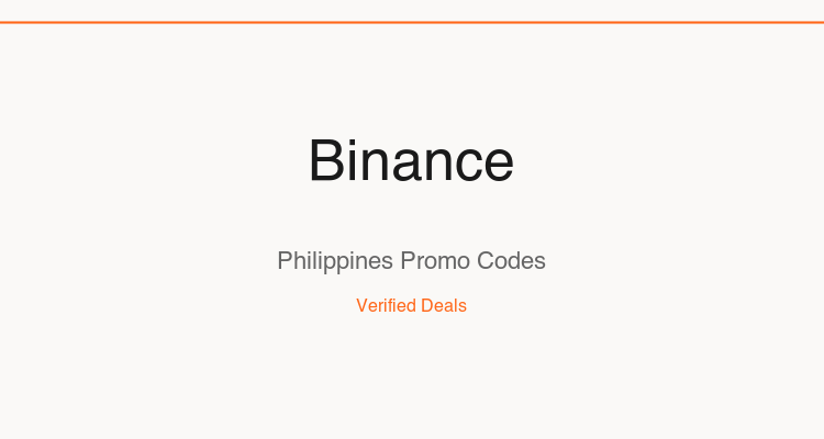 Binance Philippines promo codes and verified discount vouchers: August 2026 deals updated weekly by TipidNation