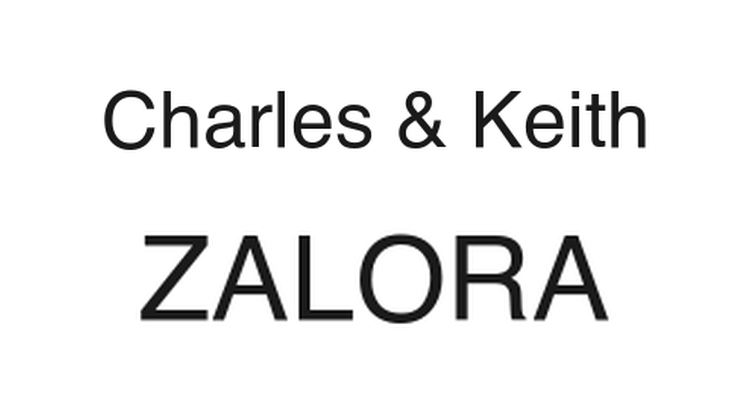 Charles & Keith and ZALORA logos