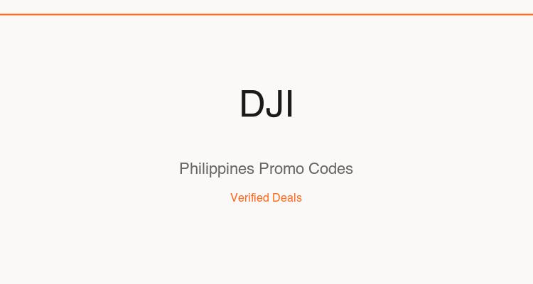 DJI Philippines promo codes and verified discount vouchers: August 2026 deals updated weekly by TipidNation