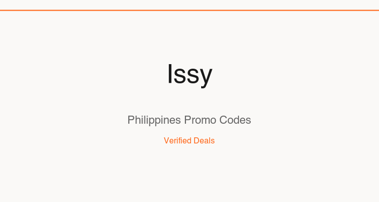 Issy Philippines promo codes and verified discount vouchers: August 2026 deals updated weekly by TipidNation