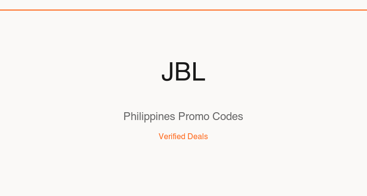 JBL Philippines promo codes and verified discount vouchers: August 2026 deals updated weekly by TipidNation