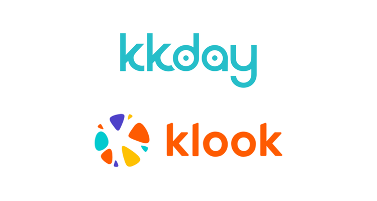 KKday and Klook logos