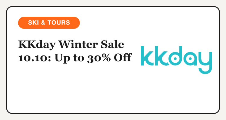 KKday Winter Sale 10.10 Philippines, up to 30% off ski and tours
