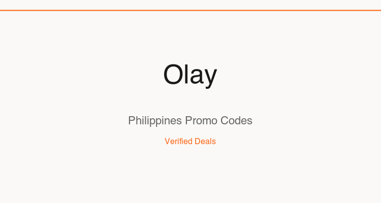 Olay Philippines promo codes and verified discount vouchers: August 2026 deals updated weekly by TipidNation
