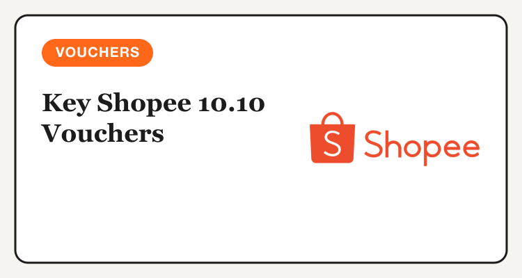 Key Shopee 10.10 vouchers and promos