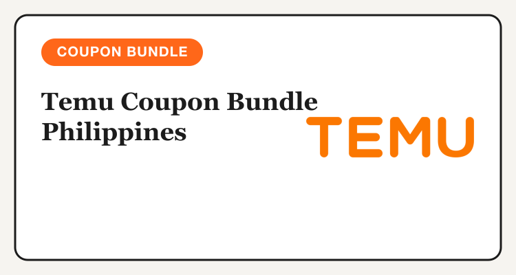 Temu Coupon Bundle Philippines
