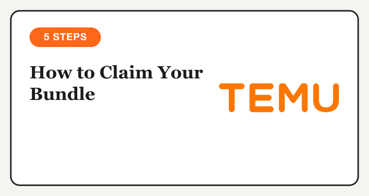 How to claim the Temu Coupon Bundle in the Philippines