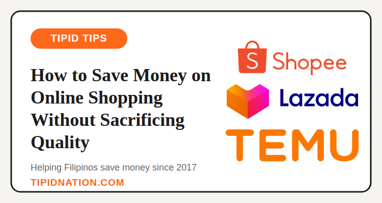How Filipino shoppers save money online without buying junk