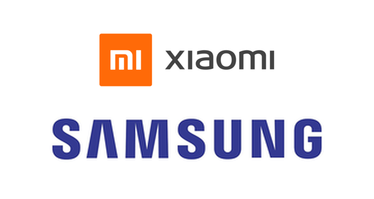 Xiaomi and Samsung logos