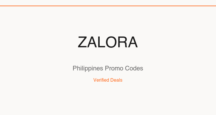 ZALORA Philippines promo codes and verified discount vouchers: August 2026 deals updated weekly by TipidNation