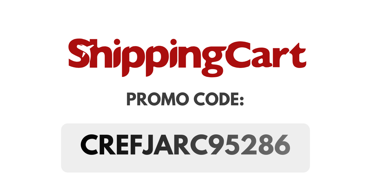 ShippingCart Promo Code CREFJARC95286 — 15% Off First Shipment
